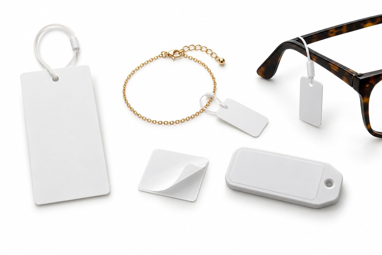 Illustrative RFID tagging formats for apparel, jewellery and spectacle frames